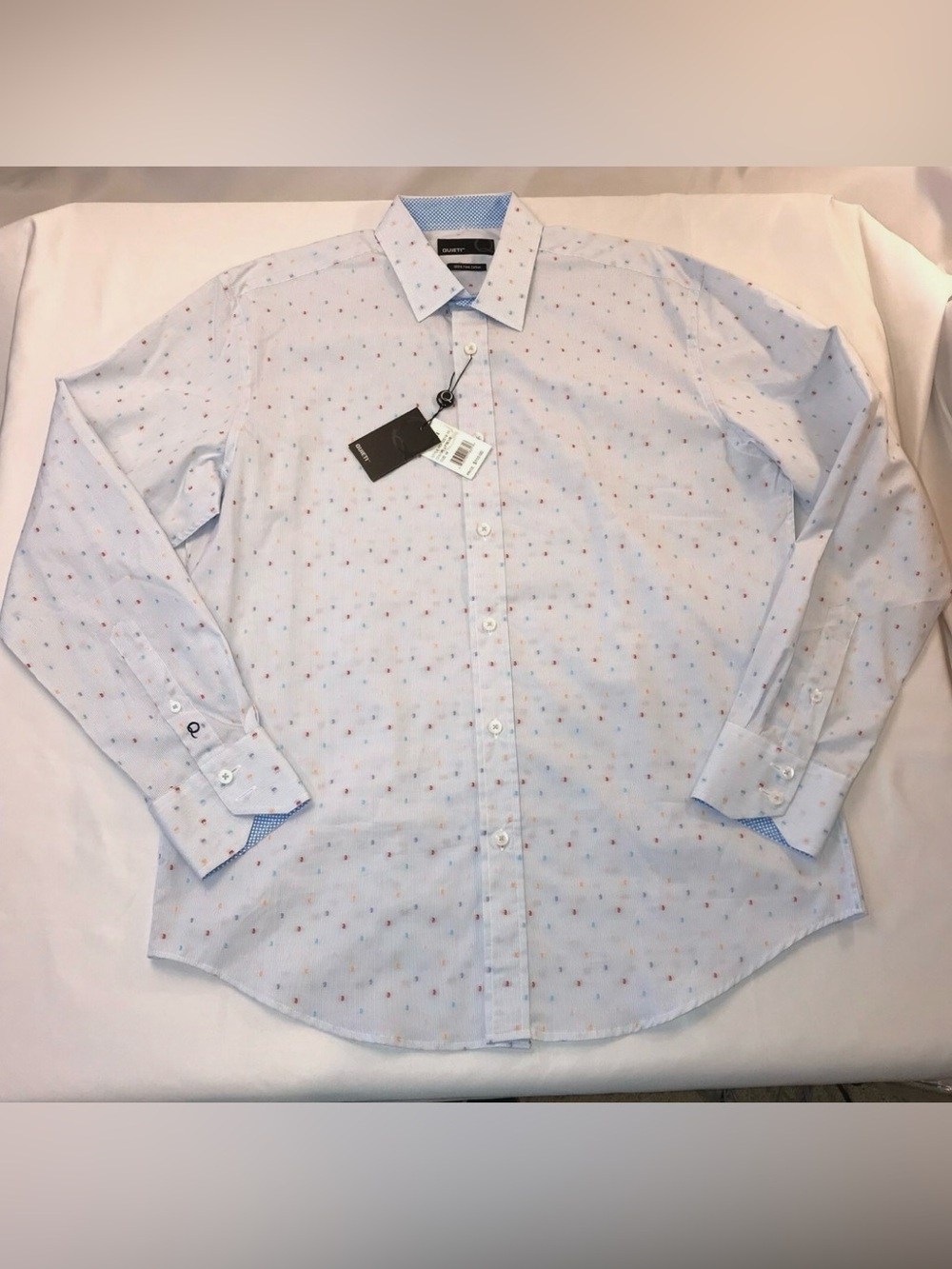 🫧 Quieti Men’s Polka Dot Dress Shirt 🫧
